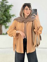 مانتو آستین بند پایین هلال کد 7739 - تصویر 3
