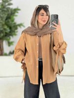 مانتو آستین بند پایین هلال کد 7739 - تصویر 10