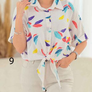 شومیز کراپ لاله کد 7729