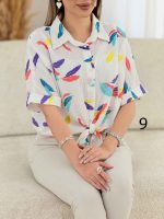 شومیز کراپ لاله کد 7729 - تصویر 7
