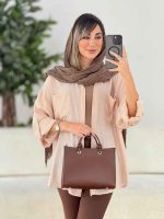 مانتو دو جیب آستین پاگن پروا کد 6834 - تصویر 13