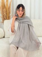شال طرح دار ملیسا کد 7721 - تصویر 3