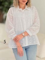 شومیز طرح دار فرانک کد 7782