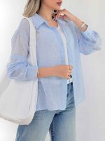 شومیز شاین دار MIU کد 7685 - تصویر 2