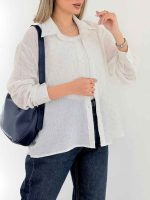 شومیز شاین دار MIU کد 7685 - تصویر 11