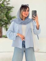 کت تک دکمه جیب نما کد 7799 - تصویر 15