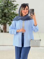 مانتو پشت پیله پاپیون دار کد 7805 - تصویر 19