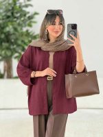 مانتو آستین پیله الهام کد 7806