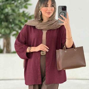 مانتو آستین پیله الهام کد 7806