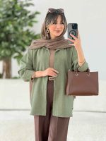 شومیز طرح حصیری الناز کد 7800 - تصویر 8