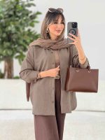 شومیز طرح حصیری الناز کد 7800 - تصویر 7