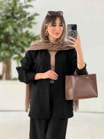 شومیز طرح حصیری الناز کد 7800 - تصویر 4