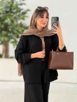 مانتو پشت پیله پاپیون دار کد 7805 - تصویر 28