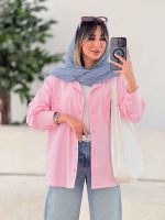 مانتو دو جیب آیلار کد 7802 - تصویر 28