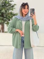 مانتو دو جیب آیلار کد 7802