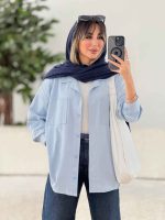 مانتو دو جیب آیلار کد 7802 - تصویر 23