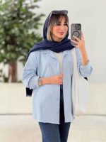 مانتو دو جیب آیلار کد 7802 - تصویر 7