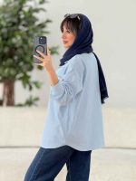 مانتو دو جیب آیلار کد 7802 - تصویر 15
