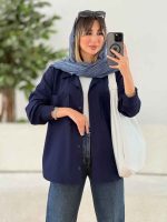مانتو دو جیب آیلار کد 7802 - تصویر 26