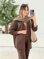 مانتو دو جیب آیلار کد 7802 - تصویر 21