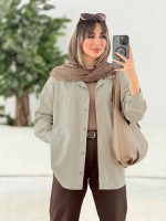 مانتو دو جیب آیلار کد 7802 - تصویر 4