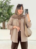 مانتو دو جیب آیلار کد 7802 - تصویر 19