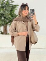 مانتو دو جیب آیلار کد 7802 - تصویر 11