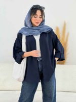 شومیز پری پشت پیله کد 7803 - تصویر 5