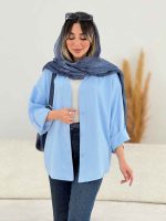 شومیز پری پشت پیله کد 7803 - تصویر 4