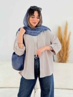 شومیز پری پشت پیله کد 7803 - تصویر 8