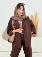 شومیز پری پشت پیله کد 7803 - تصویر 3