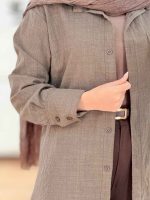 مانتو تک جیب پاکتی صنم کد 7801 - تصویر 15