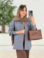مانتو تک جیب پاکتی صنم کد 7801 - تصویر 7