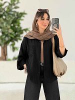 شومیز آستین پاگن مهسا کد 7809 - تصویر 4