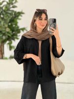 شومیز آستین پاگن مهسا کد 7809 - تصویر 12