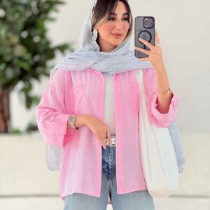 شومیز آستین پاگن مهسا کد 7809