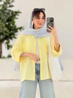 شومیز آستین پاگن مهسا کد 7809 - تصویر 3