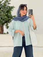 شومیز آستین پاگن مهسا کد 7809 - تصویر 8