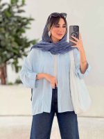 شومیز آستین پاگن مهسا کد 7809 - تصویر 15