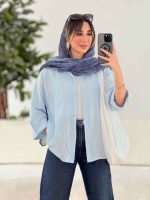 شومیز آستین پاگن مهسا کد 7809 - تصویر 6