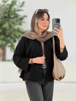 شومیز لینن پشت پیله هیوا کد 7816 - تصویر 16