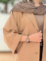 شومیز لینن پانچ آستین پاکتی کد 7817 - تصویر 5