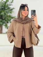 شومیز لینن پشت پیله هیوا کد 7816 - تصویر 6
