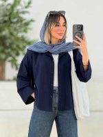 شومیز لینن پشت پیله هیوا کد 7816 - تصویر 17