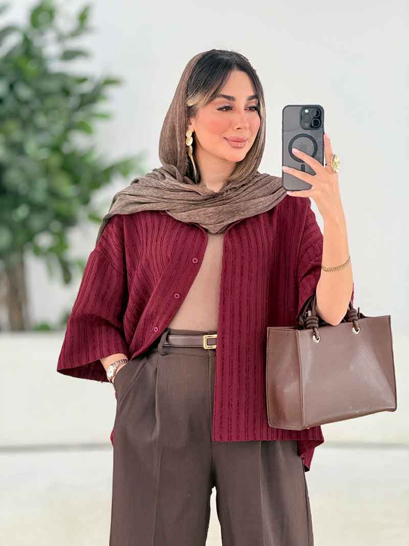 مانتو پشت پیله مهرانا کد 7819 مانتو پشت پیله مهرانا کد 7819