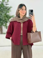 مانتو پشت پیله مهرانا کد 7819 - تصویر 16