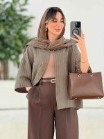 مانتو پشت پیله مهرانا کد 7819 - تصویر 6