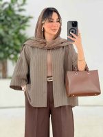 مانتو پشت پیله مهرانا کد 7819 - تصویر 17