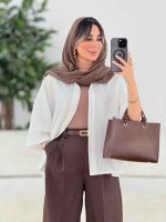 مانتو پشت پیله مهرانا کد 7819 - تصویر 5