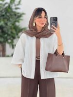 مانتو پشت پیله مهرانا کد 7819 - تصویر 15